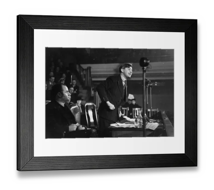 Framed Print : Bevan Addressing Framed Print : Bevan Addressing