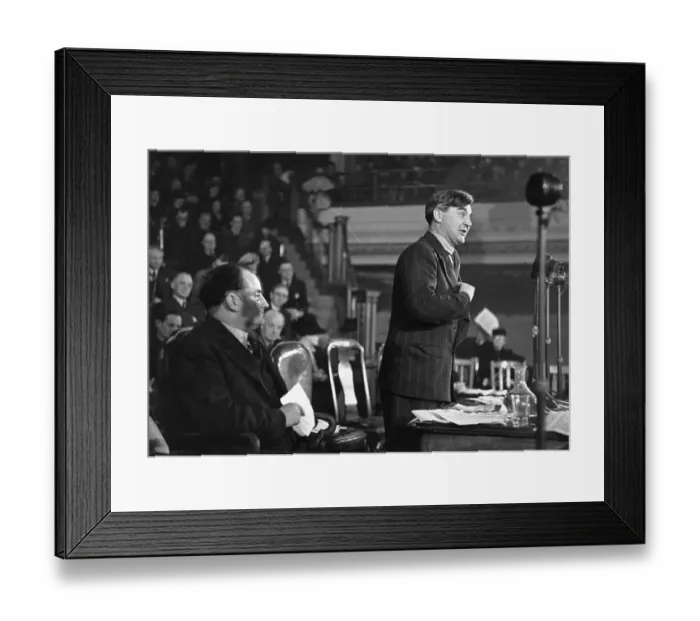Framed Print : Bevan Addressing Framed Print : Bevan Addressing