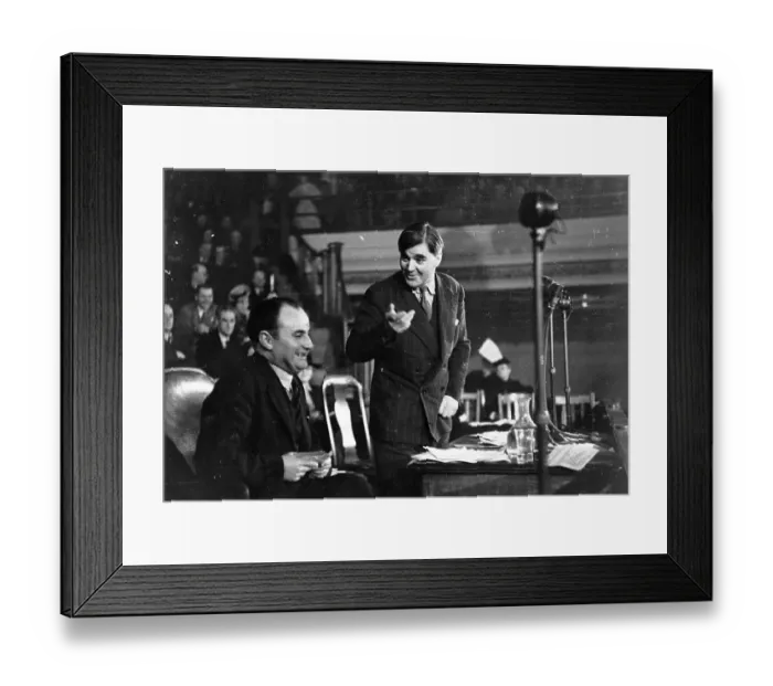 Framed Print : Bevan Addressing Framed Print : Bevan Addressing