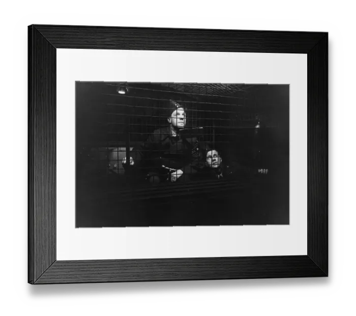 Framed Print : Control Cage