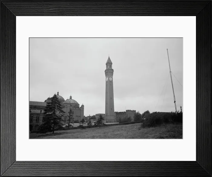 Framed Print : Birmingham University Clock Tower, 1942 Framed Print : Birmingham University Clock Tower, 1942