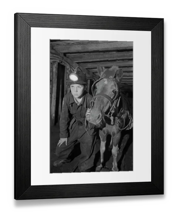 Framed Print : Coal Mining