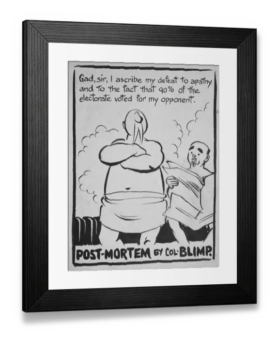 Framed Print : Colonel Blimp Framed Print : Colonel Blimp