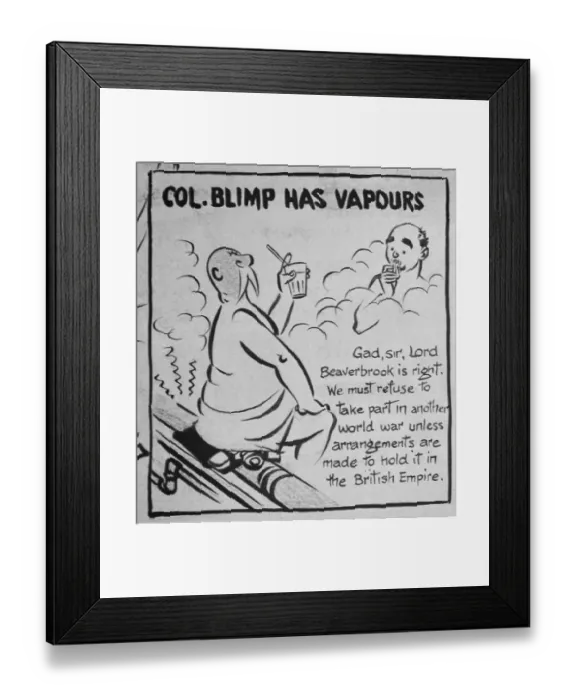Framed Print : Colonel Blimp Framed Print : Colonel Blimp