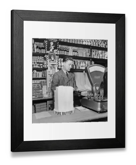 Framed Print : Grocer's Shop Framed Print : Grocer's Shop