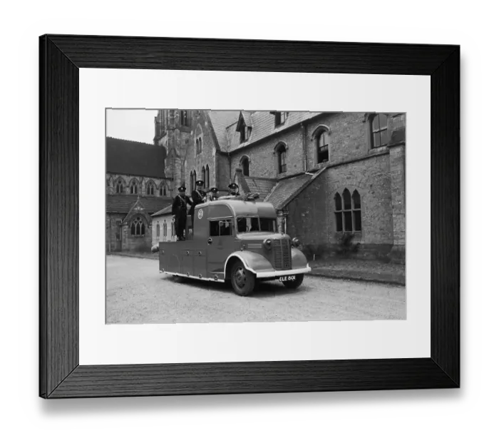 Framed Print : Firefighting Monks Framed Print : Firefighting Monks