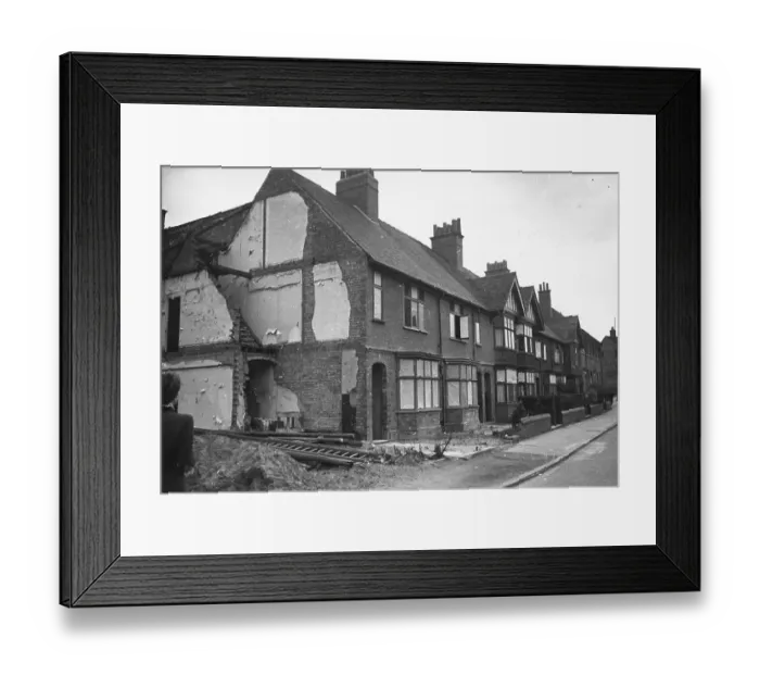 Framed Print : Half A House Framed Print : Half A House