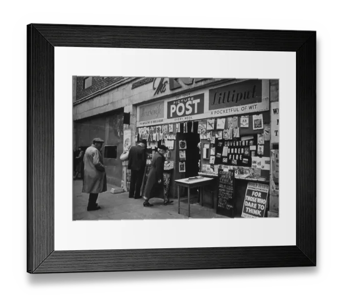 Framed Print : Newsagents Framed Print : Newsagents