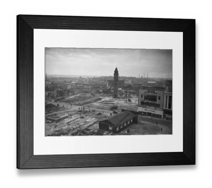 Framed Print : War Damage