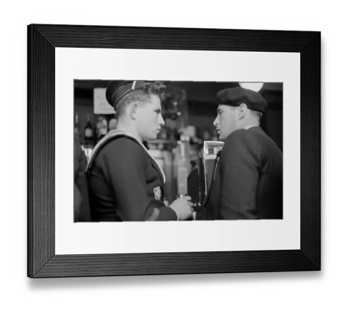 Framed Print : Free French In Soho Framed Print : Free French In Soho