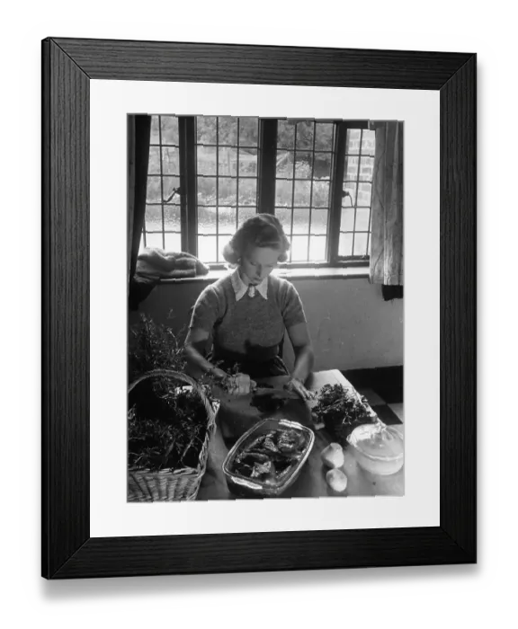 Framed Print : Preparing Food Framed Print : Preparing Food