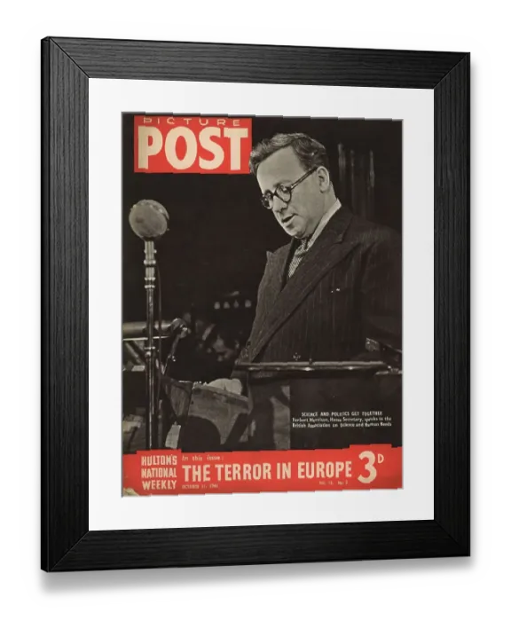 Framed Print : Herbert Morrison Framed Print : Herbert Morrison