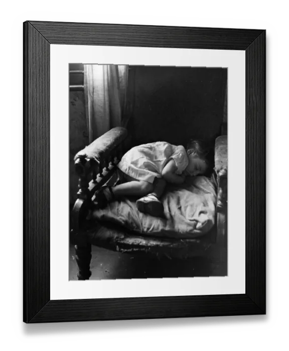 Framed Print : Sleeping Child