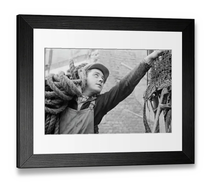 Framed Print : Demolition Worker