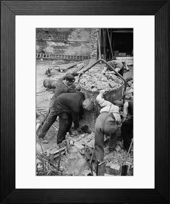 Framed Print : Loading Rubble Framed Print : Loading Rubble