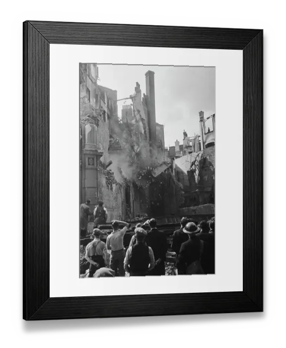 Framed Print : Steam-Powered Demolition Framed Print : Steam-Powered Demolition