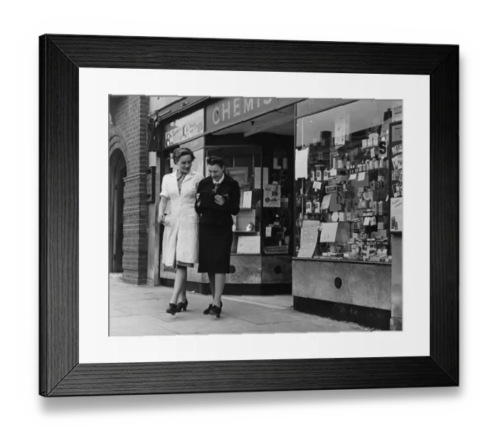Framed Print : Chemist's Shop