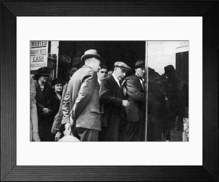 Framed Print : Listening To Churchill Framed Print : Listening To Churchill