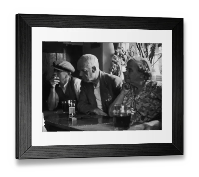 Framed Print : Listening To Churchill Framed Print : Listening To Churchill