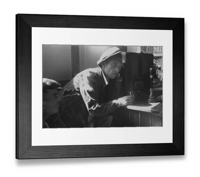 Framed Print : Listening To Radio Framed Print : Listening To Radio