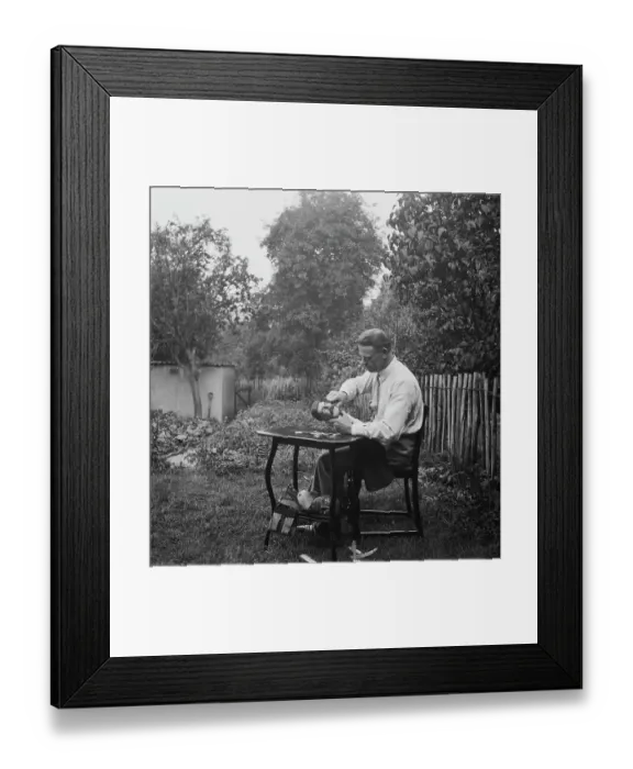 Framed Print : Satirical Puppet Show