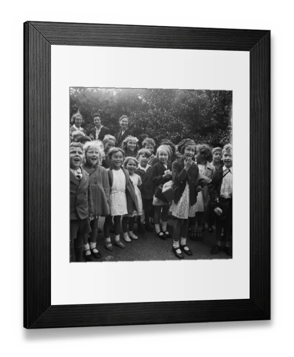 Framed Print : Satirical Puppet Show