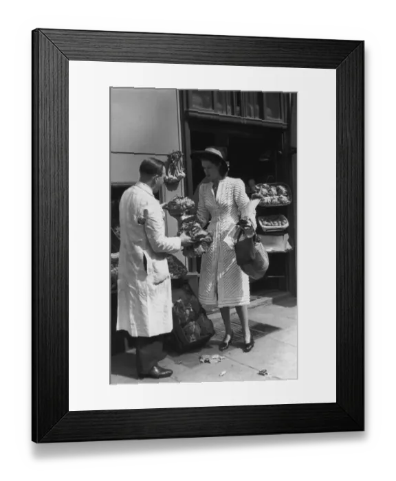 Framed Print : Wartime Fashion
