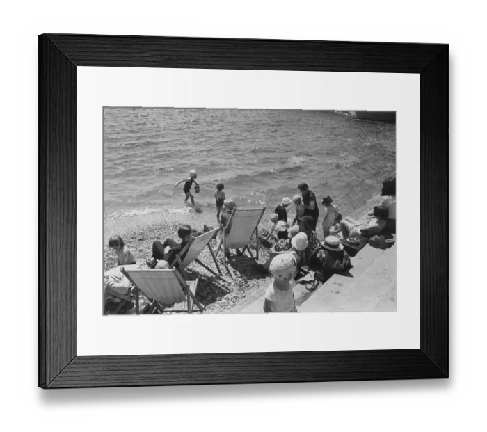 Framed Print : Plymouth Beach