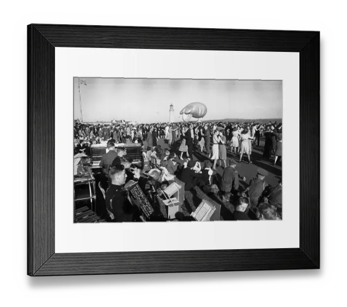 Framed Print : Dancing On The Hoe Framed Print : Dancing On The Hoe