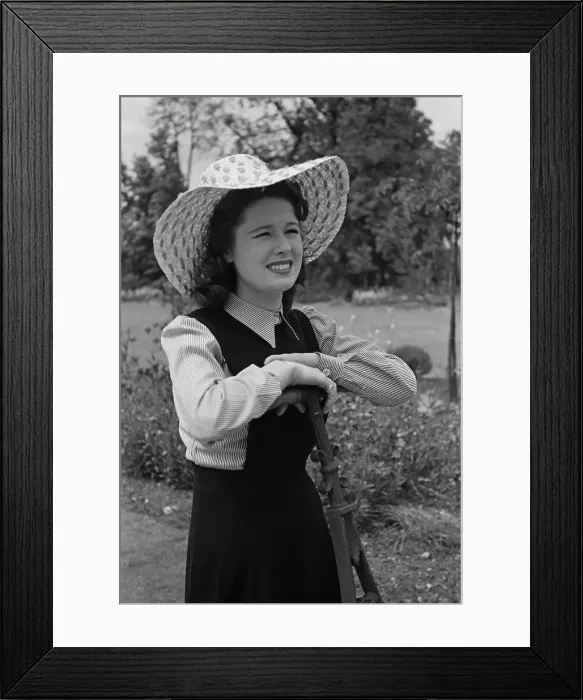 Framed Print : Pinafore Dress