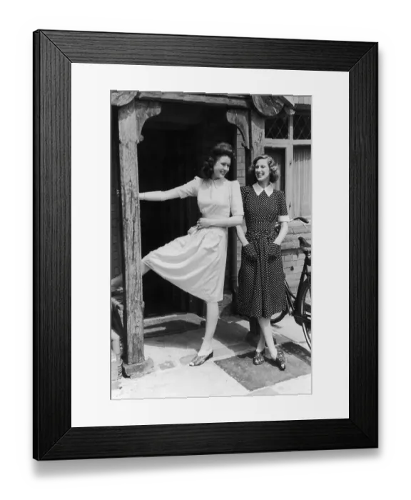 Framed Print : Summer Frocks Framed Print : Summer Frocks