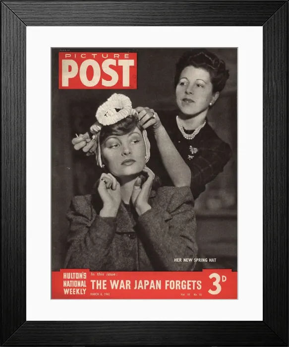 Framed Print : Her New Spring Hat Framed Print : Her New Spring Hat