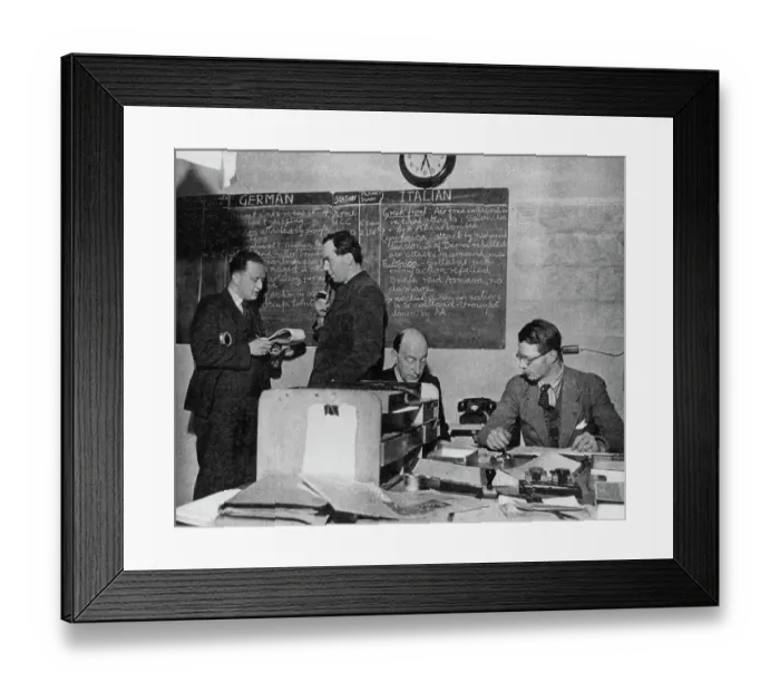 Framed Print : BBC Monitoring Department Framed Print : BBC Monitoring Department