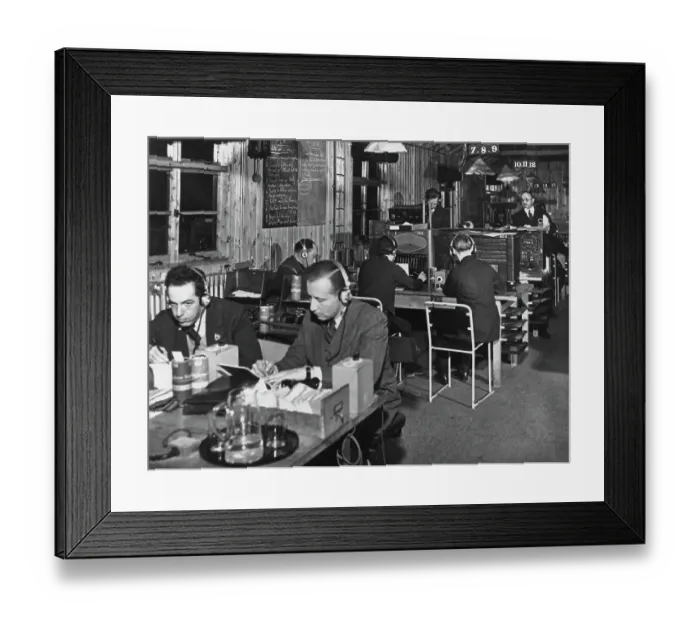 Framed Print : BBC Monitoring Department Framed Print : BBC Monitoring Department