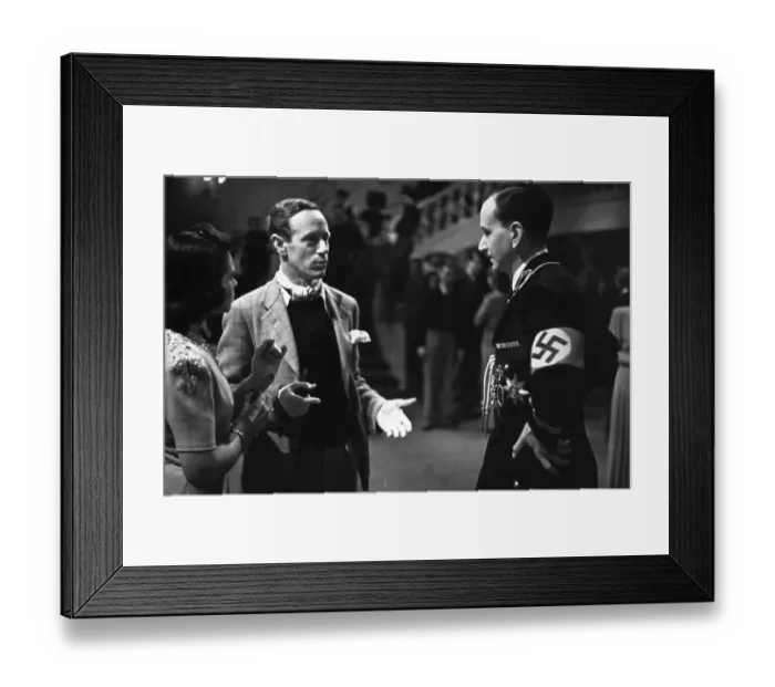 Framed Print : First Day Of Filming
