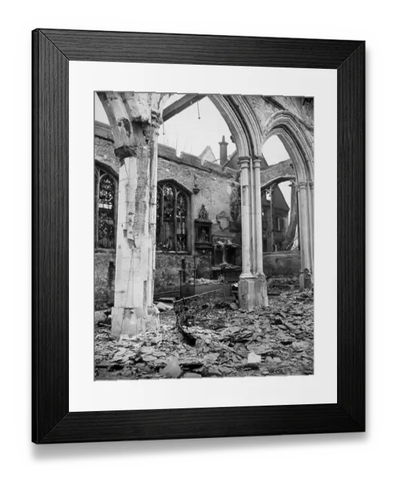 Framed Print : Wrecked Chapel Framed Print : Wrecked Chapel