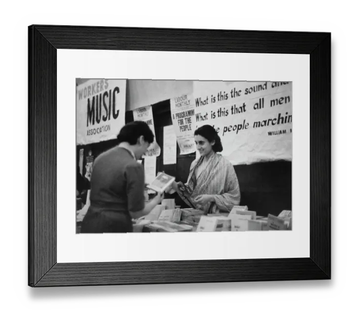 Framed Print : Gandhi At Convention