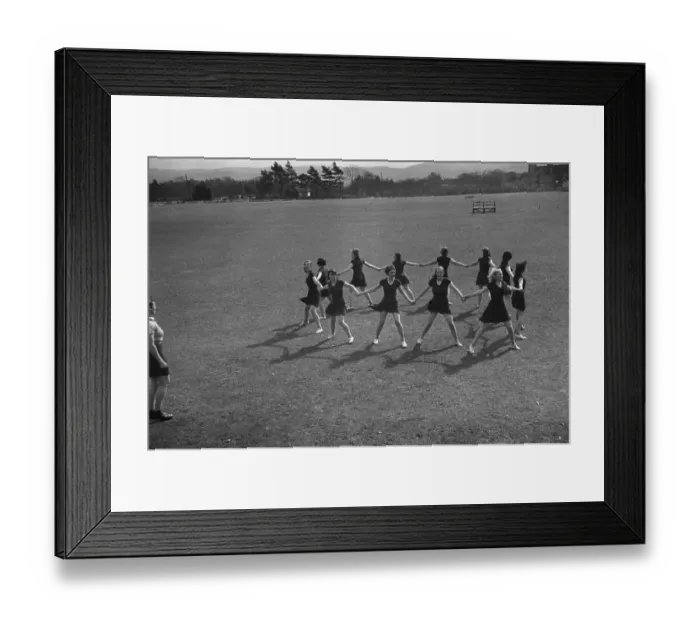 Framed Print : Exercise Class Framed Print : Exercise Class