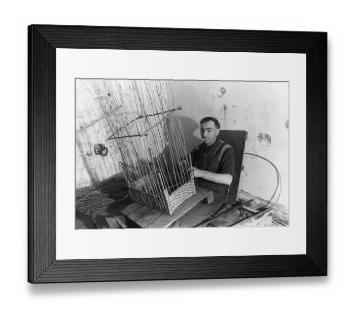 Framed Print : Basket Maker Framed Print : Basket Maker