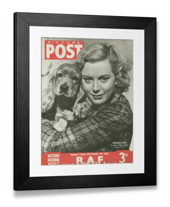 Framed Print : Picture Post Featuring Deborah Kerr