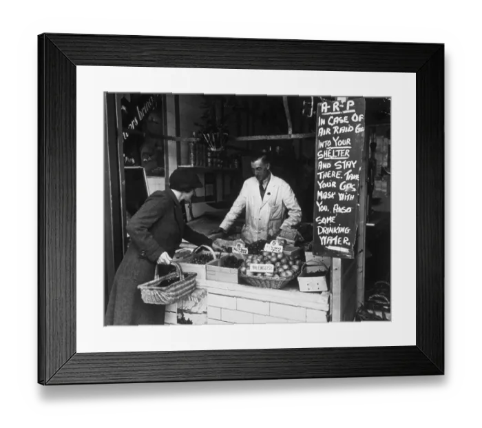Framed Print : Helpful Greengrocer Framed Print : Helpful Greengrocer