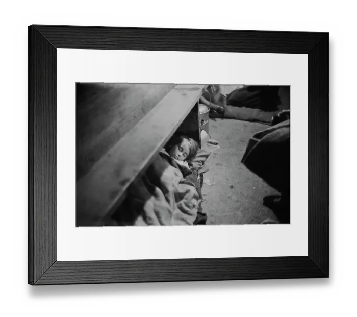Framed Print : Sleeping Through The Blitz Framed Print : Sleeping Through The Blitz