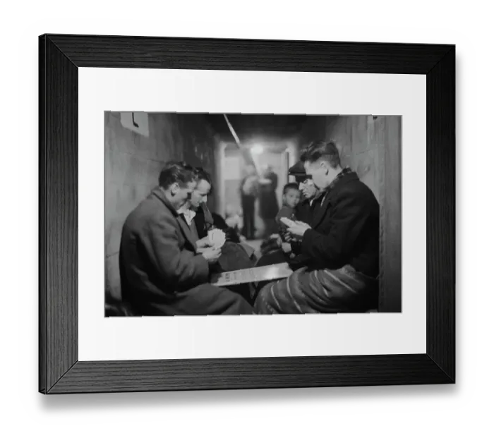 Framed Print : Sitting Out The Blitz Framed Print : Sitting Out The Blitz