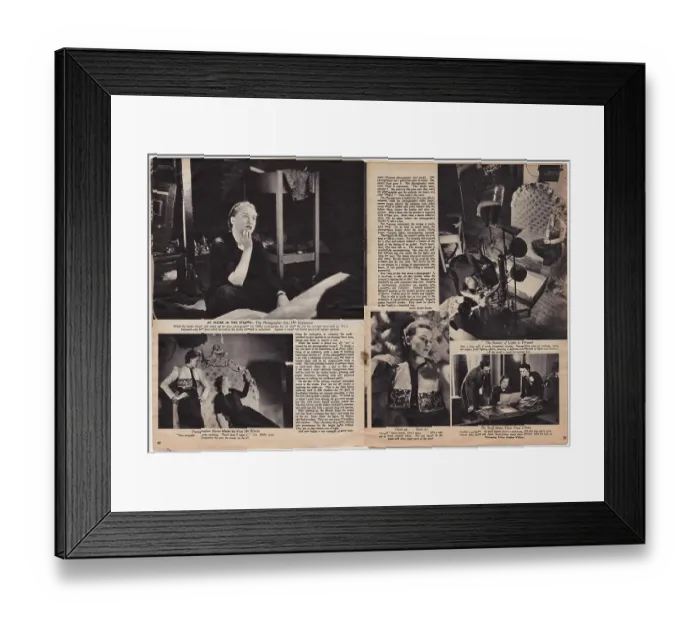 Framed Print : Lee Miller Fashion Shoot Feature Framed Print : Lee Miller Fashion Shoot Feature