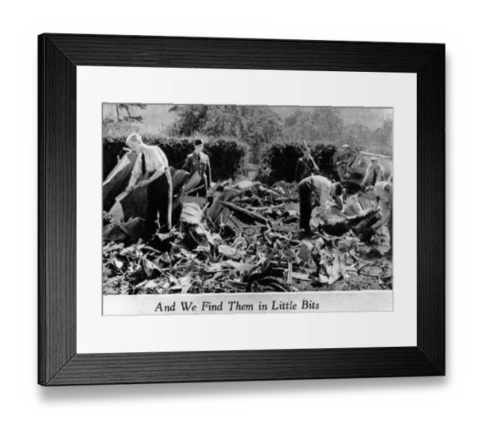 Framed Print : Searching Debris Framed Print : Searching Debris