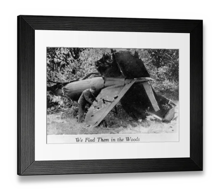 Framed Print : Aircraft Wreckage Framed Print : Aircraft Wreckage