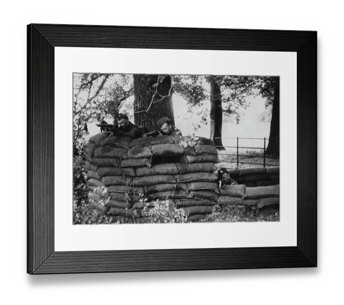 Framed Print : Home Guard In Training Framed Print : Home Guard In Training