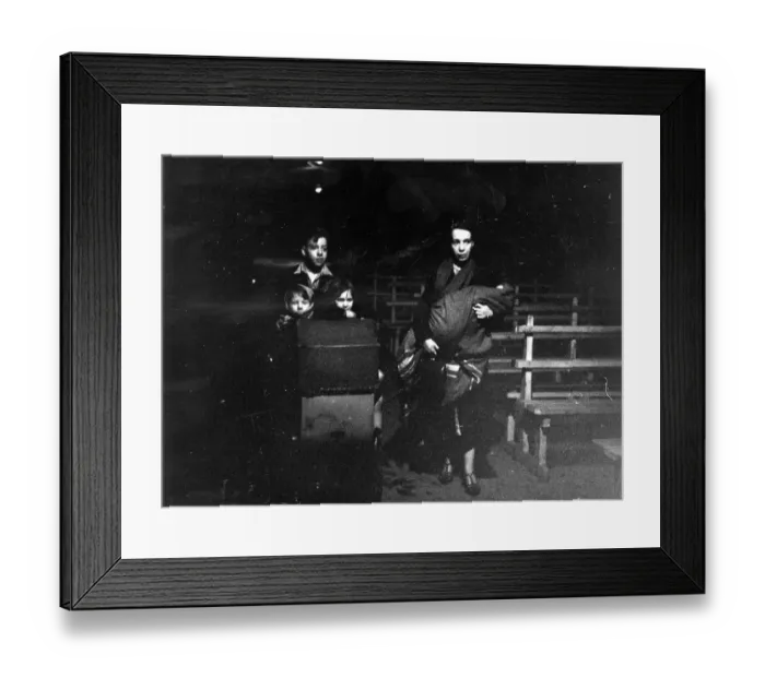 Framed Print : Family Shelter Framed Print : Family Shelter