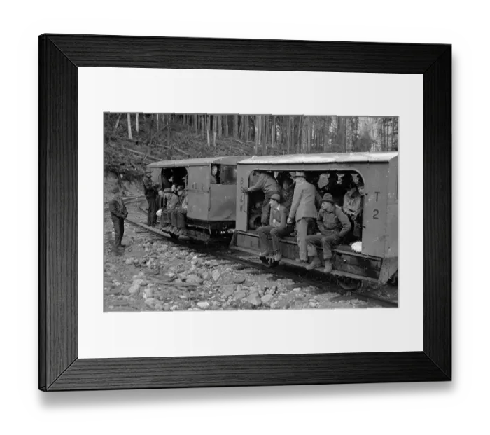 Framed Print : Railway At Camp Framed Print : Railway At Camp