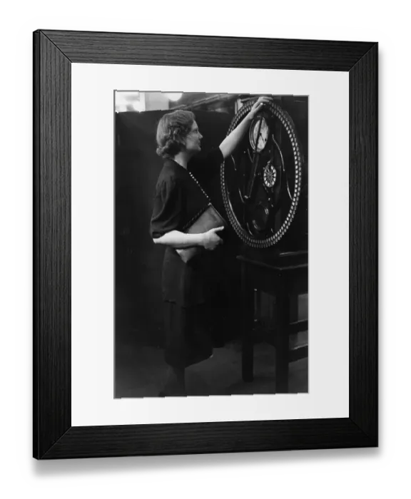 Framed Print : Gauge Inspection Framed Print : Gauge Inspection